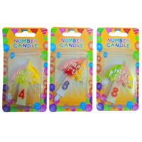 SAĞLAM HEDİYELİK D-6 MUM DOĞUM GÜNÜ RAKAMLI 1