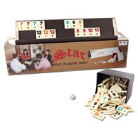 STAR PLASTİK OKEY TAKIMI GOLD 1010273 1