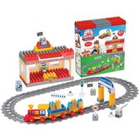 DEDE OYUNCAK 03258 LEGO RAYLI TREN SET 65 PARÇA 1