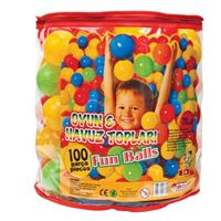 DEDE 01755 OYUN-HAVUZ TOPU 90 MM 100 PARÇA 1