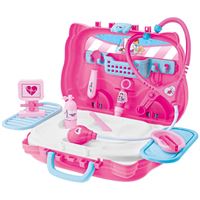 BY TOYS LİTTLE DOCTOR-NURSE CHECK UP TİME BP-560 VALİZ DOKTOR SETİ 14 PARÇA 3+ 1