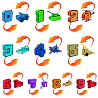 NECO TOYS POCKET MORPHERS 6888 DÖNÜŞEBİLEN NUMARALAR 20 Lİ 6+ 2