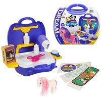 SUNMAN DREAM 8314 GÜZELLİK SÜPERMARKET VETERİNERLİK ÇANTALI SET 16-21 PARÇA 3+ 2