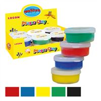 LOGON ZIPLAYAN OYUN HAMURU 6 RENK MİNİ BOY 13 GR 12 Lİ 3434 1