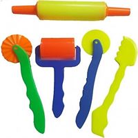 SÜDOR OYUN HAMURU KALIBI OKLAVA BIÇAK MERDANE SİLİNDİR 6 LI SO16 1