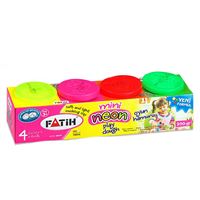 FATİH OYUN HAMURU 4 LÜ MİNİ NEON 50610 1