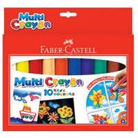 FABER PASTEL BOYA 10 RENK MULTİ CRAYON 112010 1