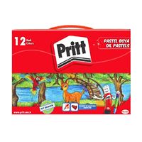 PRİTT PASTEL BOYA 12 RENK ÇANTALI 1048062 1