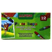 ALPİNO PASTEL BOYA 12 RENK DC-008299 1