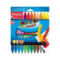 MAPED PASTEL BOYA 24 RENK YAĞLI COLOR PEPS 864012 1