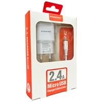 PİNENG ŞARJ ADAPTÖRÜ PN-536 MİCRO USB BEYAZ 2.4A 1
