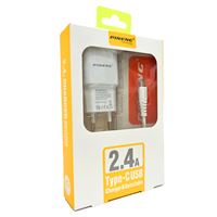 PİNENG ŞARJ ADAPTÖRÜ PN-537 TYPE-C BEYAZ 2.4A 1