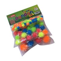 MİKRO PONPON SETİ FOSFORLU 10MM-20MM-30MM PFG-123 PFC-123 1