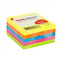 NOKİ YAPIŞKANLI NOT KAĞIDI 75x75 NEON 5 RENK 400 YP 12012 1