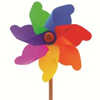 KRD RÜZGAR GÜLÜ 14 CM ÇAP 7 KANATLI 120 LI 1