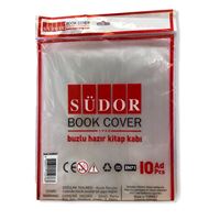 SÜDOR HAZIR KİTAP KABI BUZLU ŞEFFAF 10 LU 20 PK SAN566 1