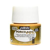 PEBEO PORSELEN BOYASI 150 - 44 GOLD 45 ML FIRINLANABİLİR 1