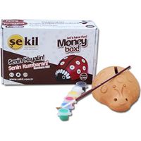 ŞEKİL SERAMİK BOYAMA SETİ UĞURBÖCEĞİ KUMBARA 1