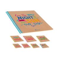 KESKİN DOODLES DEFTER 415632-99 SPİRALLİ SERT KAPAK A4 100/4 1