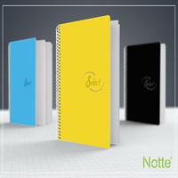 NOTTE C5 PP KAPAK SPİRALLİ DEFTER SELECT 120 YP KARELİ 64-101 1