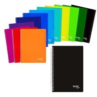 NOTTE TREND DEFTER A4 PP KAPAK SPİRALLİ 80 YP DÜZ 12 Lİ 60-359 1