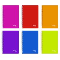 NOTTE TREND DEFTER A4 PP KAPAK SPİRALLİ 60 YP KARELİ 12 Lİ 60-351 1