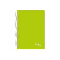 NOTTE TREND DEFTER A4 PP KAPAK SPİRALLİ 120 YP KARELİ 6 LI 60-361 1
