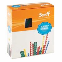 SARFF SPİRAL PLASTİK 10 MM KIRMIZI 100 LÜ 15312020 1