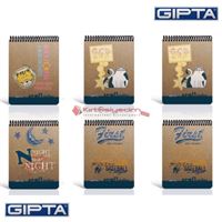 GIPTA BLOKNOT A6 SPİRALLİ SERT KAPAK 80 YP. JACK 1