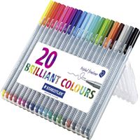 STAEDTLER FİNELİNER 334 SB20 TRIPLUS 03 MM 20 Lİ 1