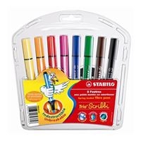 STABİLO KEÇELİ KALEM 8 RENK TRİO SCRIBBI 368-8-01 1