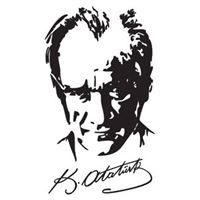 SVN STİCKER ATATÜRK İMZASI - SİLÜET NO:1 1