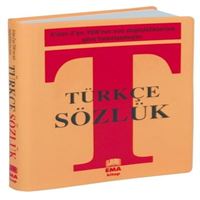EMA TÜRKÇE SÖZLÜK BÜYÜK BOY SARI PLASTİK KAPAK 1