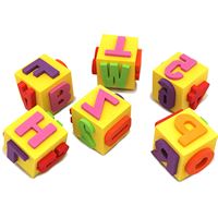 BU-BU SÜGER BASKI EVA HARF KÜP 6 LI BUBU00122 1