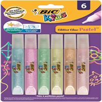 BİC SİMLİ YAPIŞTIRICI 893268 PASTEL RENKLER 10,5 ML. 6 LI 1