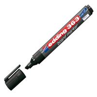 EDDİNG TAHTA KALEMİ 363 KESİK UÇ SİYAH 10 LU 1