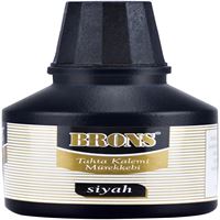 BRONS TAHTA KALEMİ MÜREKKEBİ BR-350 SİYAH 30 CC 12 Lİ 1
