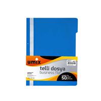 UMİX TELLİ DOSYA MAVİ ECO 50 Lİ U1180P-MA 1