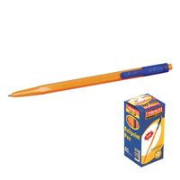 MİKRO TÜKENMEZ KALEM BASMALI 33 MAVİ 60 LI M-33 1
