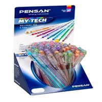 PENSAN MY TECH TÜKENMEZ KALEM KARIŞIK RENK 07 MM 60 LI 2240 1
