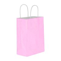 UZAY HEDİYE ÇANTASI KARTON KRAFT PEMBE 25x31 25 Lİ 1