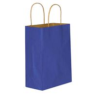 UZAY HEDİYE ÇANTASI KARTON KRAFT LACİVERT 18x24 25'Lİ 1