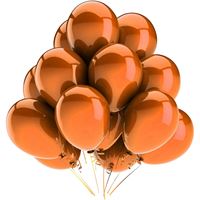 RANCHİ BALON YF-0320 METALİK TURUNCU BÜYÜK 14A 100 LÜ 1