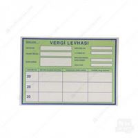 CEM VERGİ LEVHASI KABI BÜYÜK 1