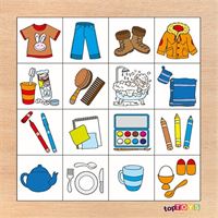 CHİVA AHŞAP PUZZLE CS-7010 RESİMDEKİLERİ BUL NESNELER 1