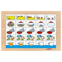CHİVA AHŞAP PUZZLE CS-7016 ARTAN AZALAN EŞLEŞTİR 1