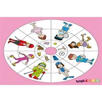 CHİVA AHŞAP PUZZLE CS-7025 DAİRESEL TEMALAR SPOR 1