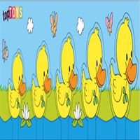 CHİVA AHŞAP PUZZLE CS-7035 KÜÇÜKTEN BÜYÜĞE SIRALAMA ÖRDEK 1