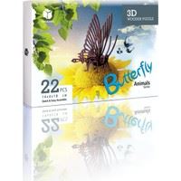 PERSHANG YAPBOZ AHŞAP 3D KELEBEK (BUTTRFLY) 1