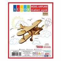 SÜDOR AHŞAP MAKET UÇAK MD1-01 1